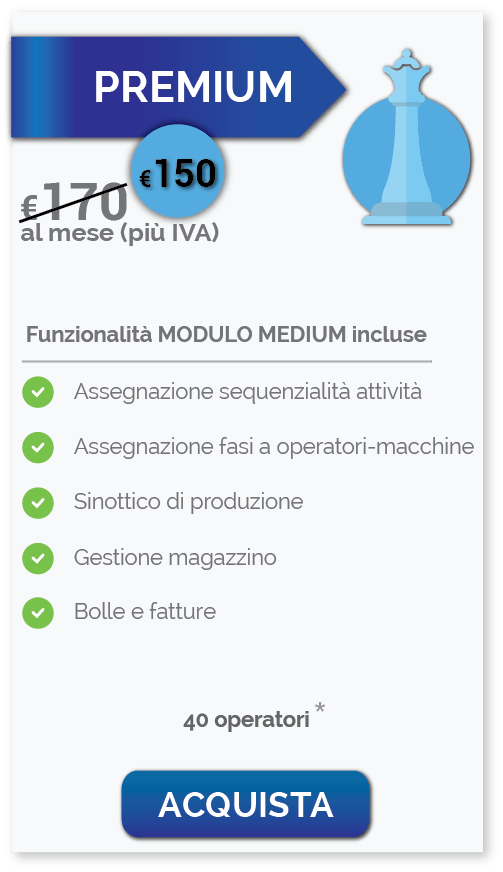 PREMIUM prezzi Scaccomatto